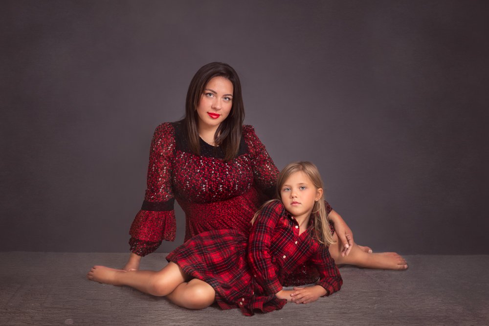 Portrait session, Family portrait, mother and daughter