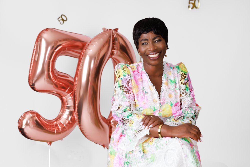 Luxury, Elegant, Bicester, Oxfordshire, Studio Bellissima session, Headshot Woman 50th birthday