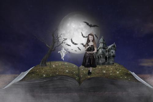 Fairytale portrait Halloween Pop Up Book