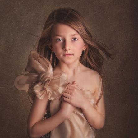 Studio child & sitter portrait, Bicester