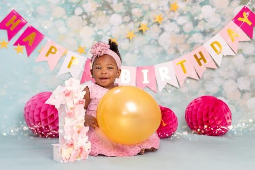 degrini photography by Tiziana, Child Portrait,  1st birthday_girl, studio session